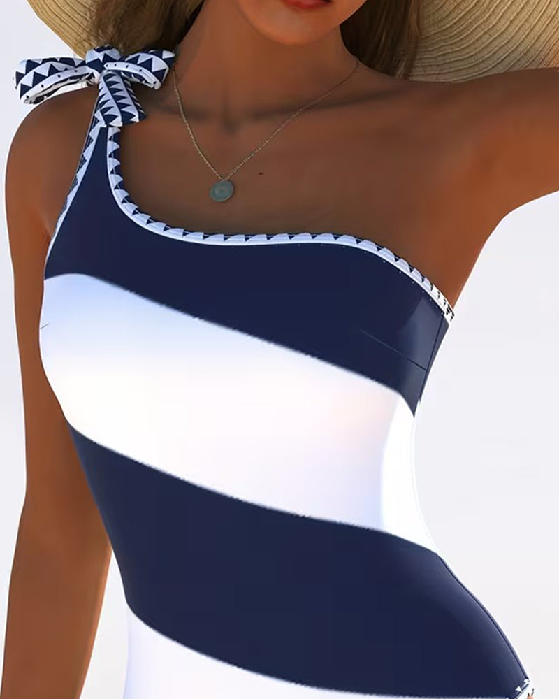 LEIRE™ | Costume Intero a Righe Colorate