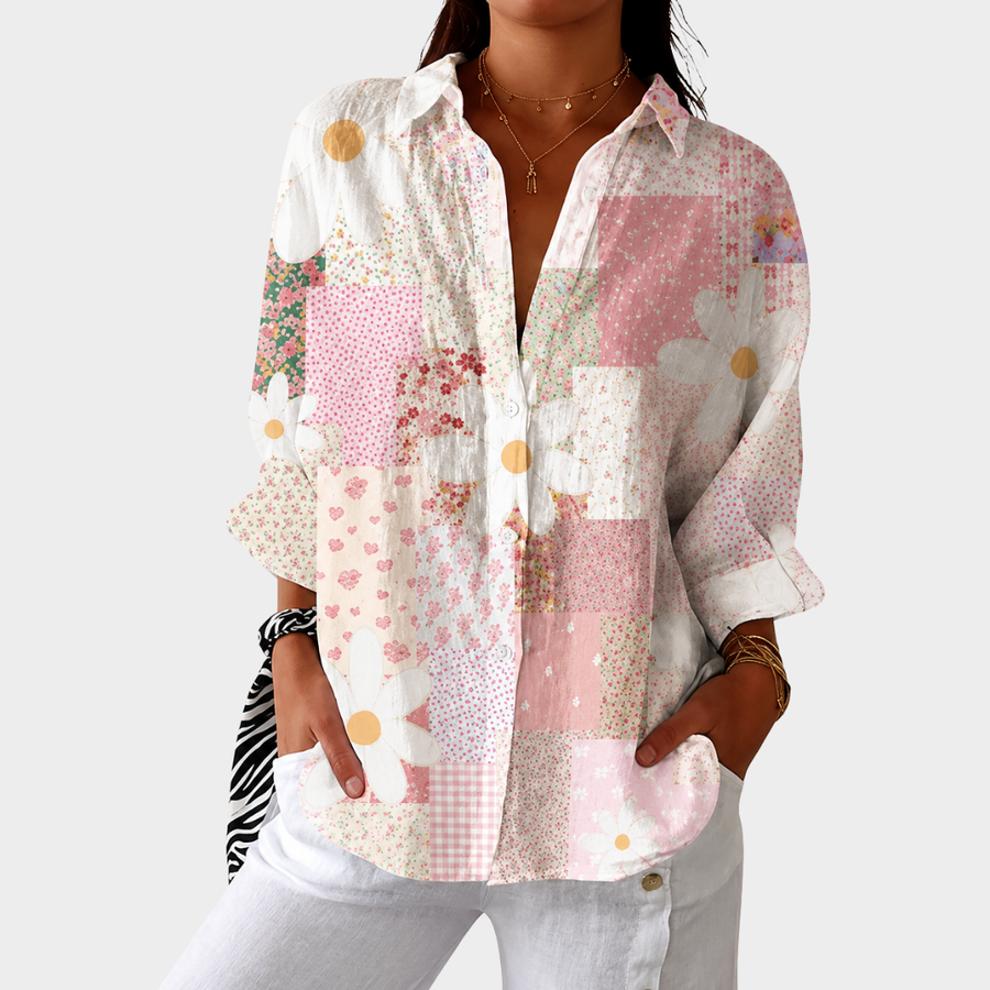 Blusa Stampata Leggera e Colorata