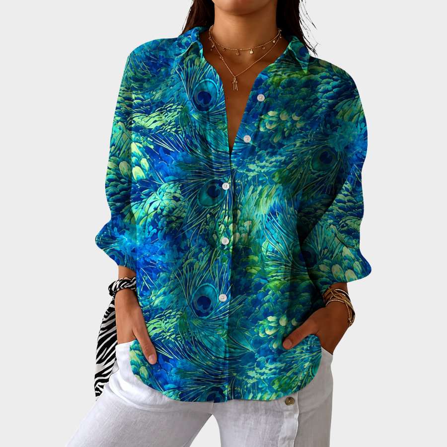 Blusa Stampata Leggera e Colorata