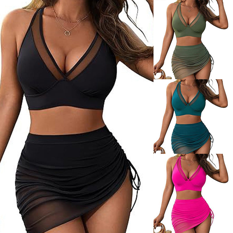 IRIS™ | Due Pezzi di Costume da Bagno con Dettagli in Pizzo