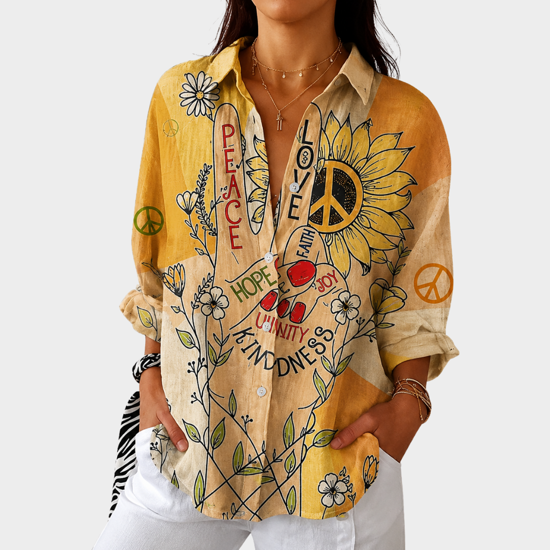 Blusa Leggera e Colorata con Stampa