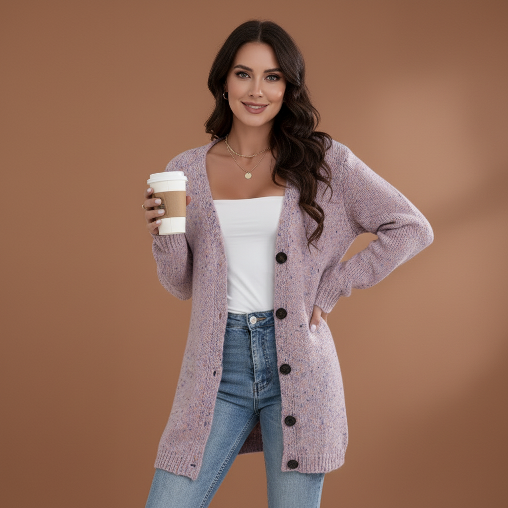  Lunori™|Cardigan Elegante e Versatile