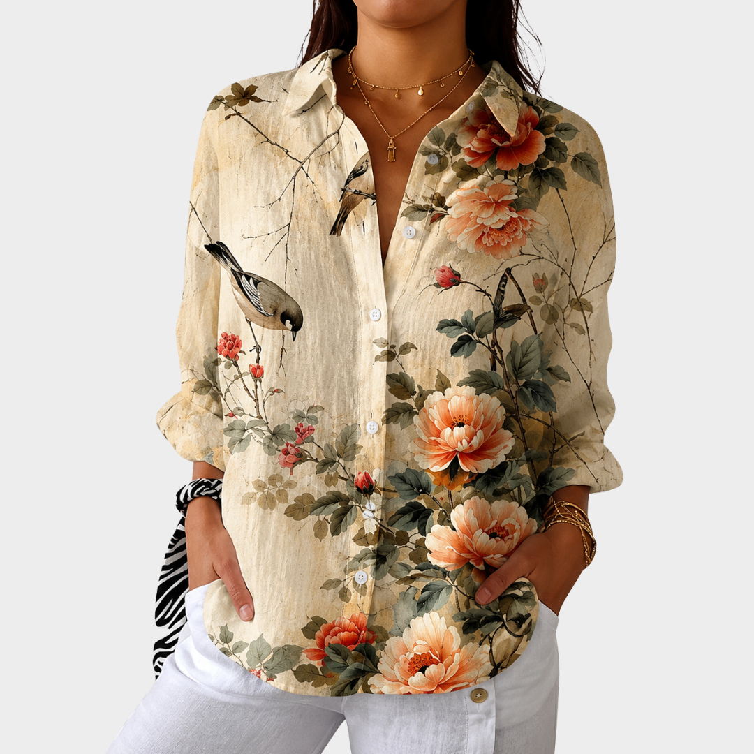 Blusa Leggera e Colorata con Stampa