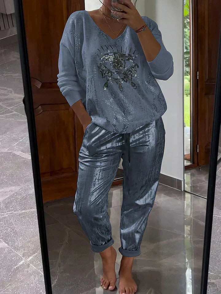 Arlise - Elegante Completo Casual a Due Pezzi