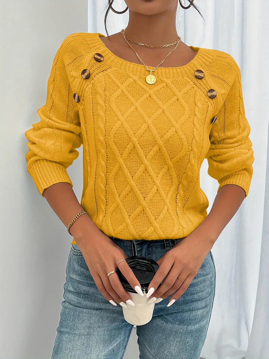 Lotte | Maglione Invernale con Straight Cable di Lusso