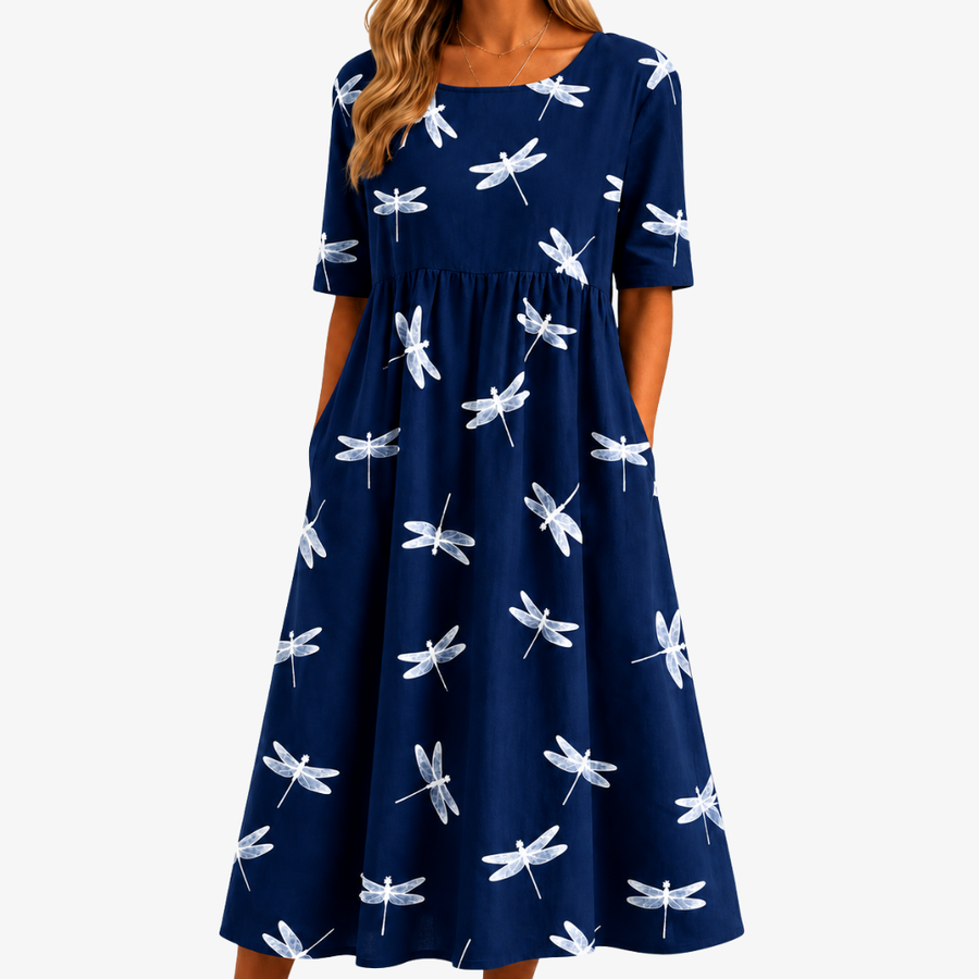 Abito Midi Pocket Dragonfly Breeze