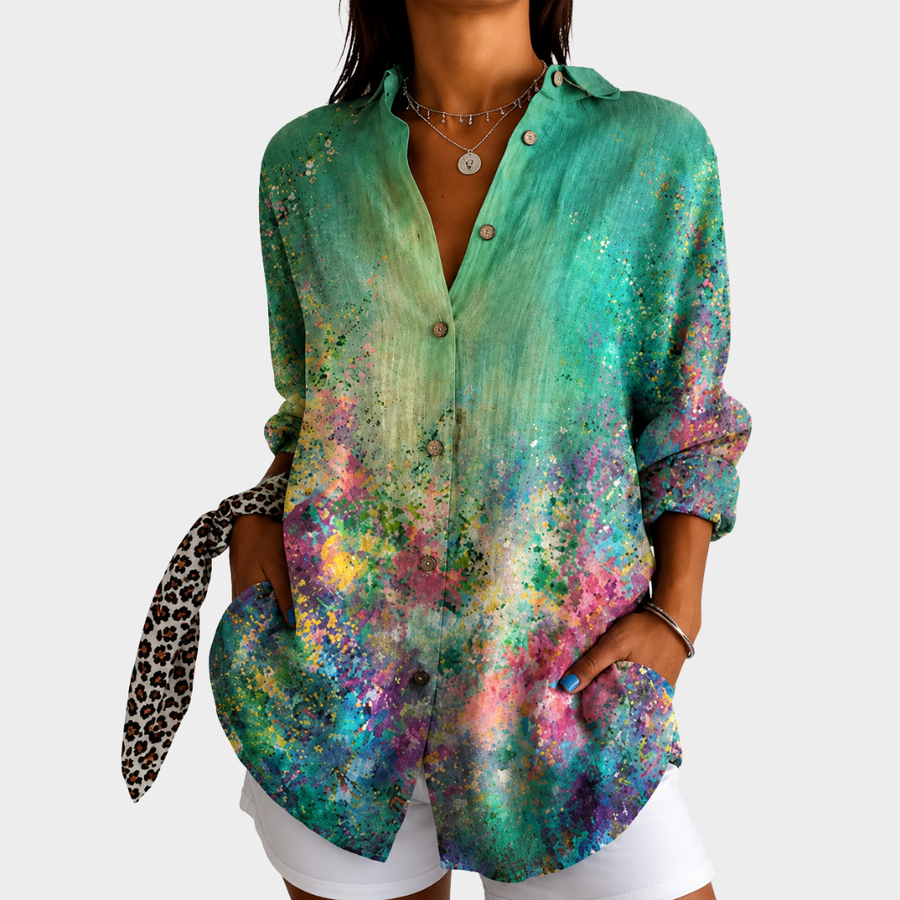 Blusa Artistica Prato Smeraldo