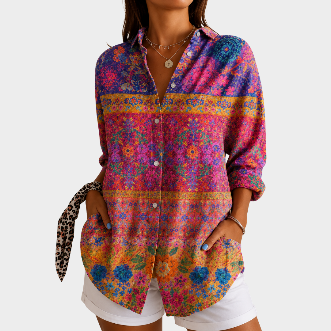 Blusa Mosaic Giardino Vivace