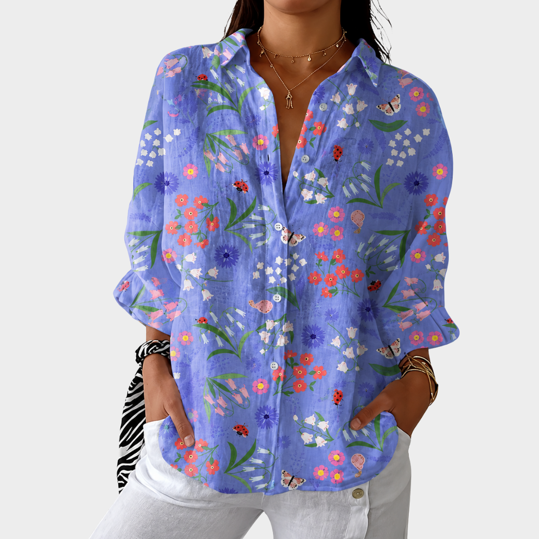 Blusa Stampata Leggera e Colorata