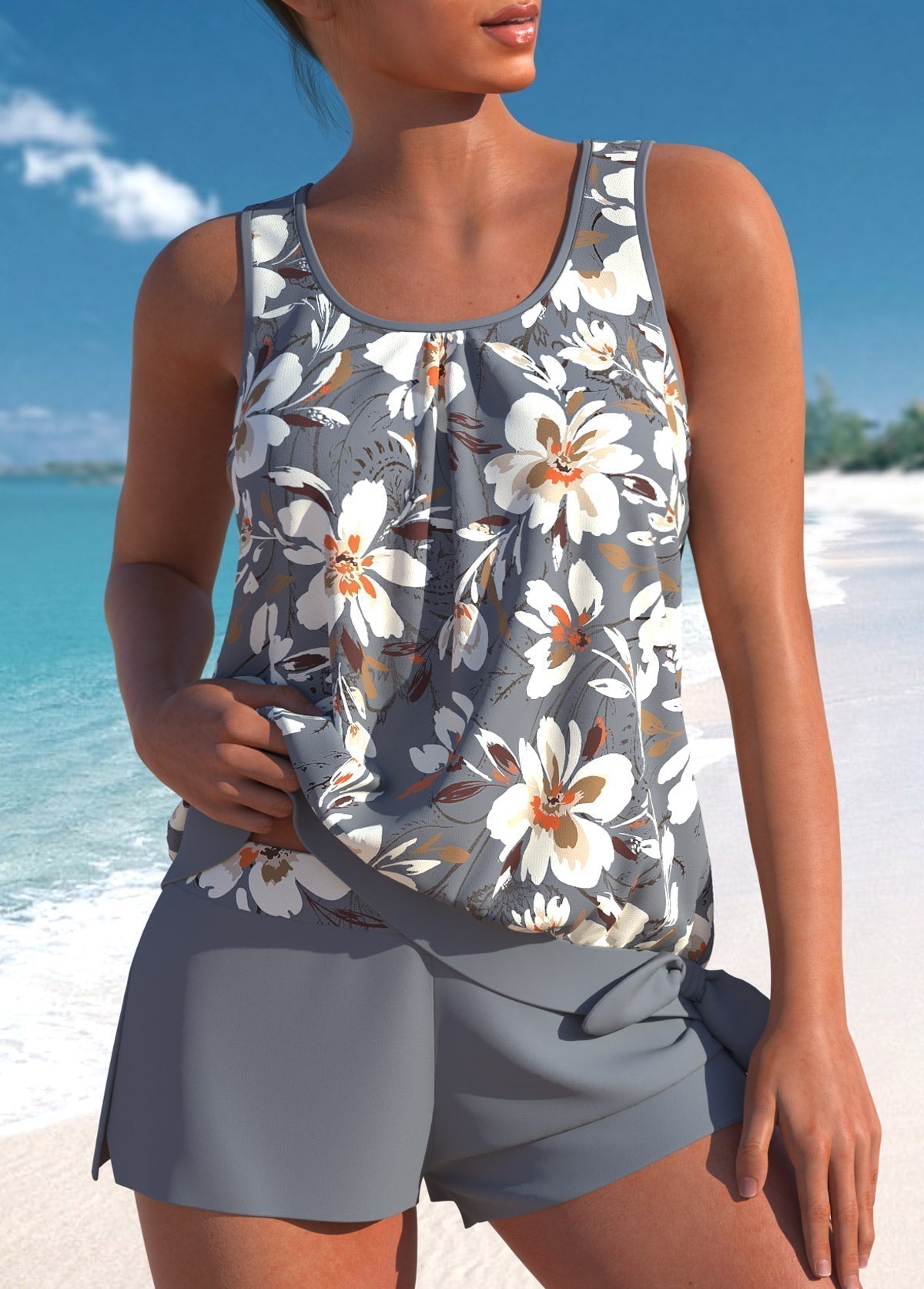 Clara™ | Elegante Set di Tankini Floreale per Donna
