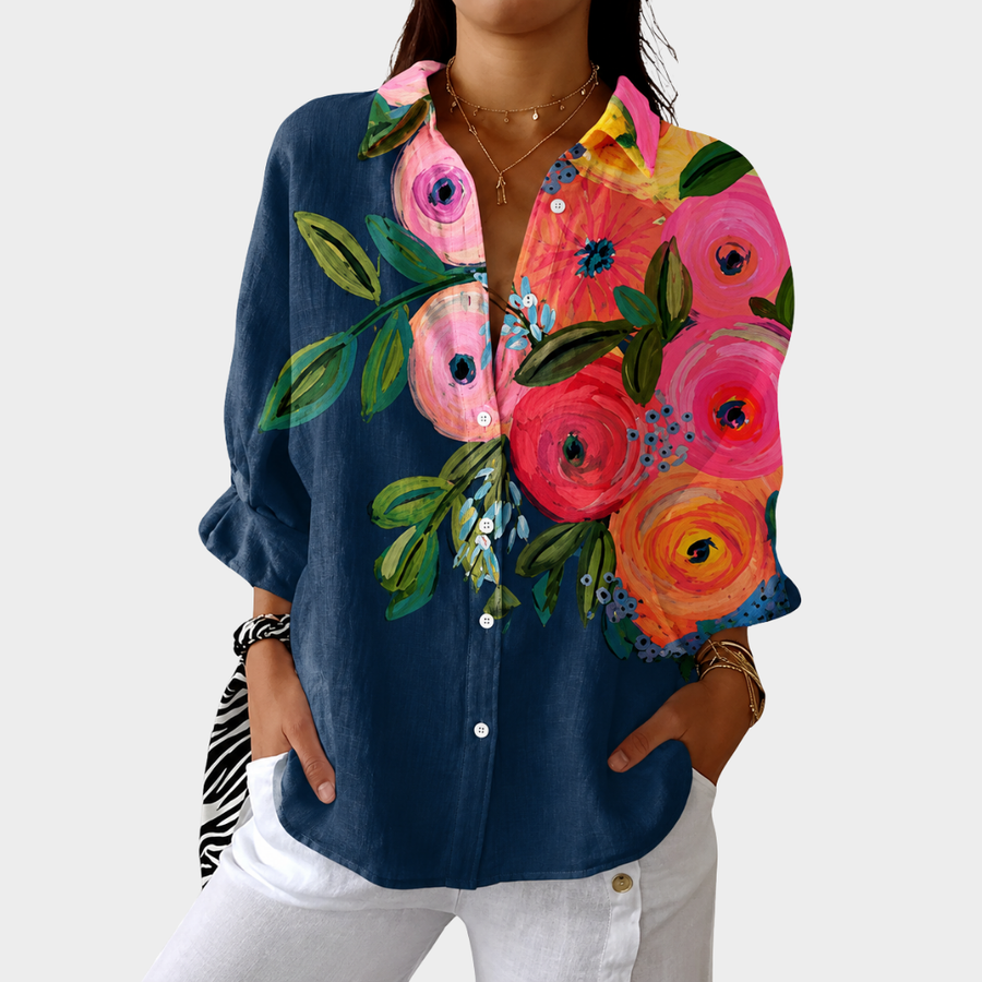 Blusa Stampata Leggera e Colorata