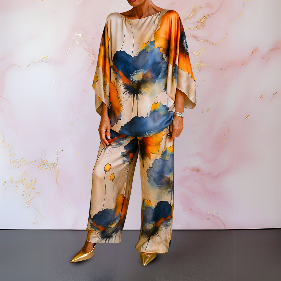 Maelora™ | Set in Satin a Due Pezzi per Donne