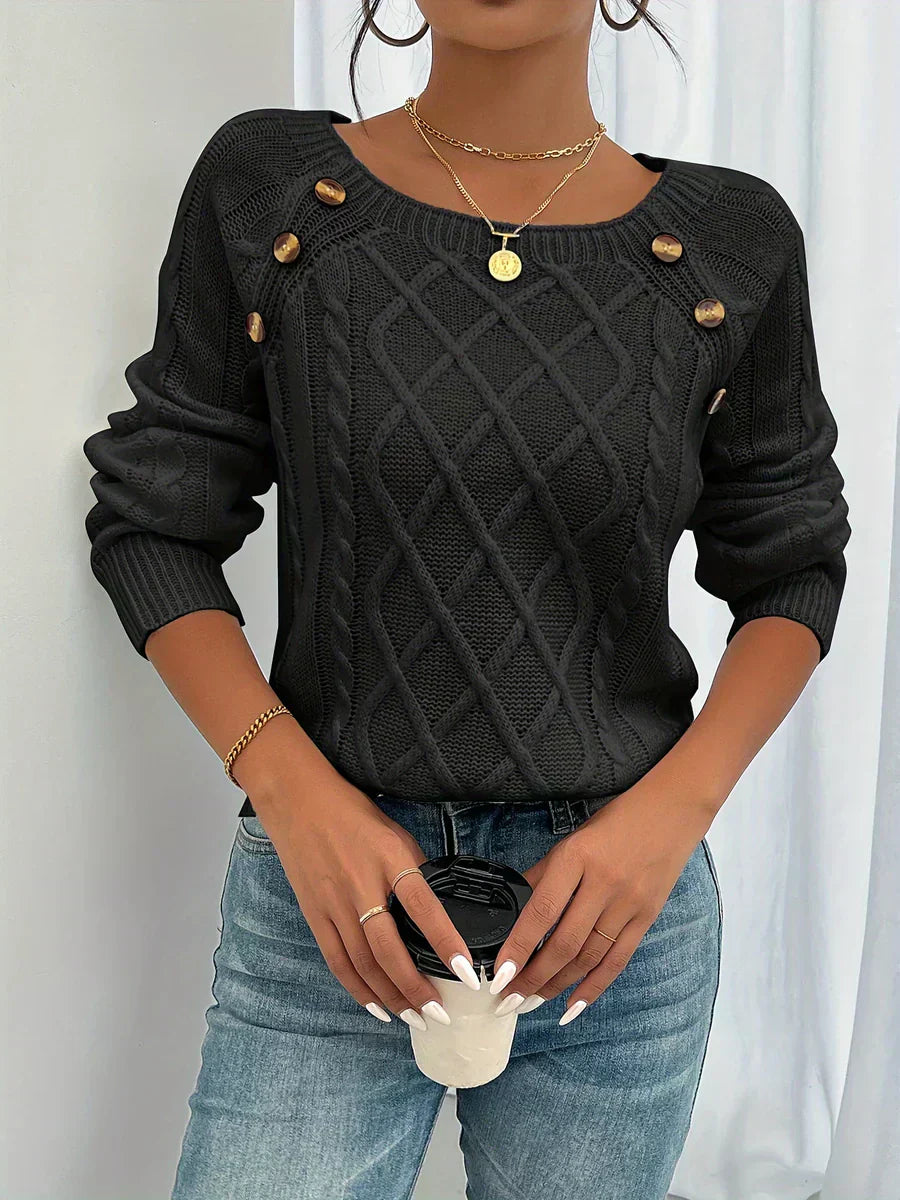 Lotte | Maglione Invernale con Straight Cable di Lusso