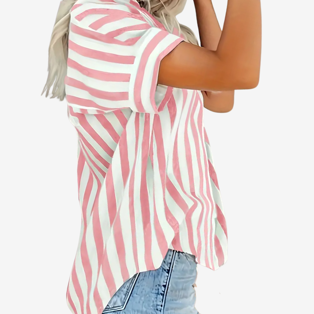 Iselise™ camicetta a righe