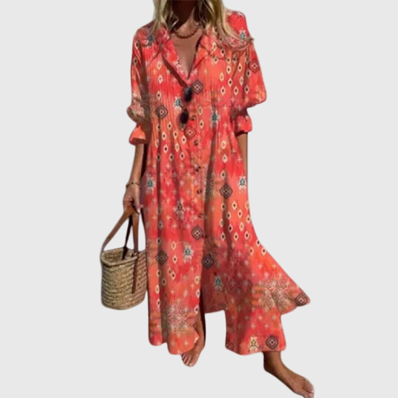 Zariah | Elegante vestito lungo in stile bohemien