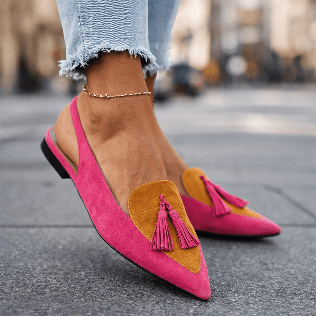 Élodie | Sandali Eleganti con Pompon