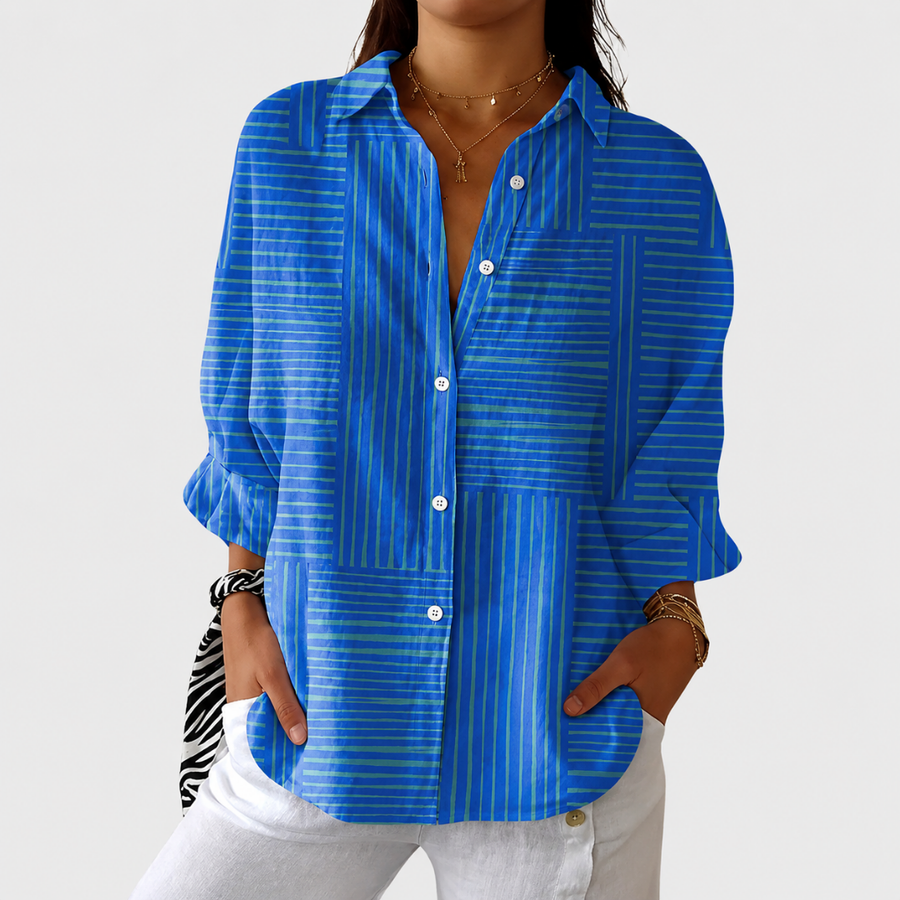 Blusa Stampata Leggera e Colorata