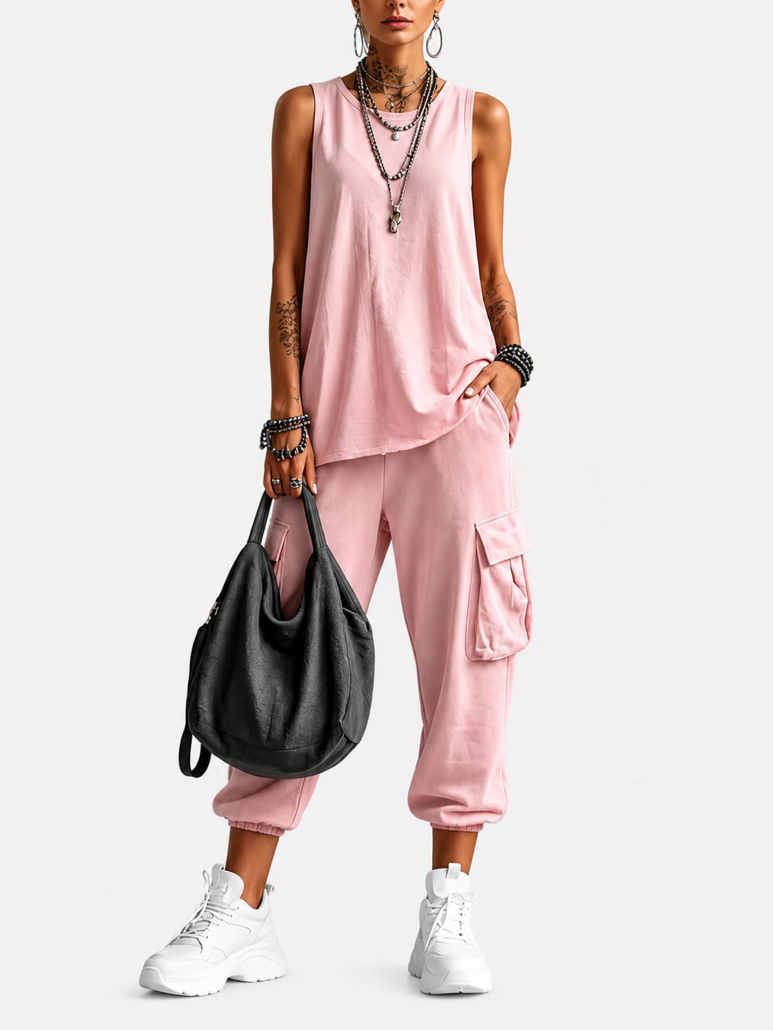 Valentina | Completo Casual Morbido con Tasche