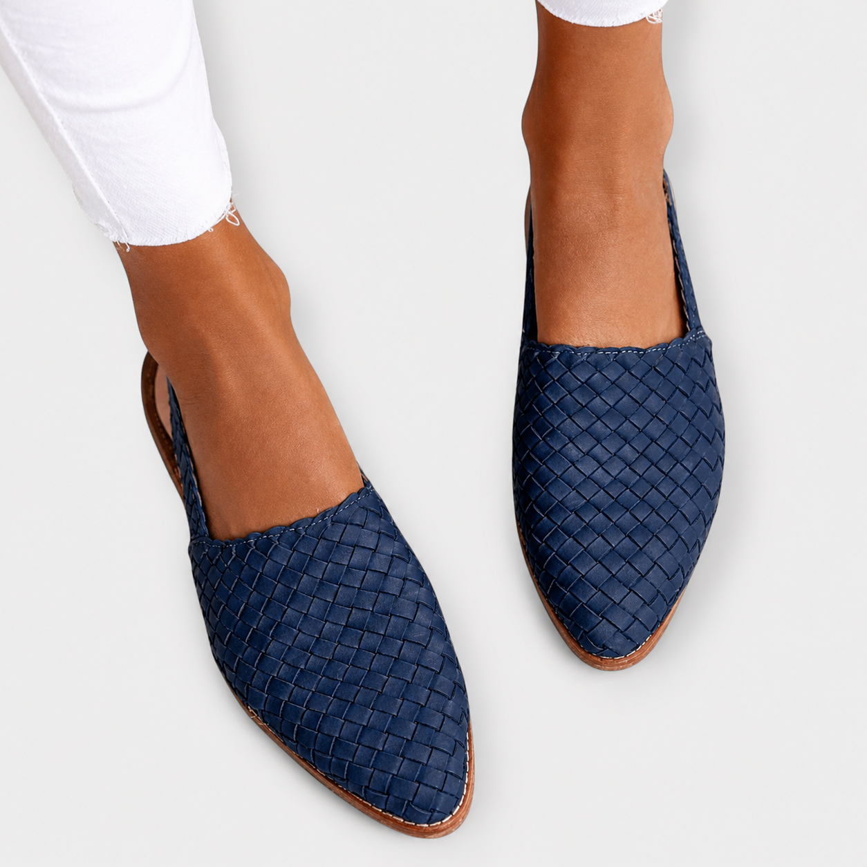 Aurora | Mocassino Woven Slingback
