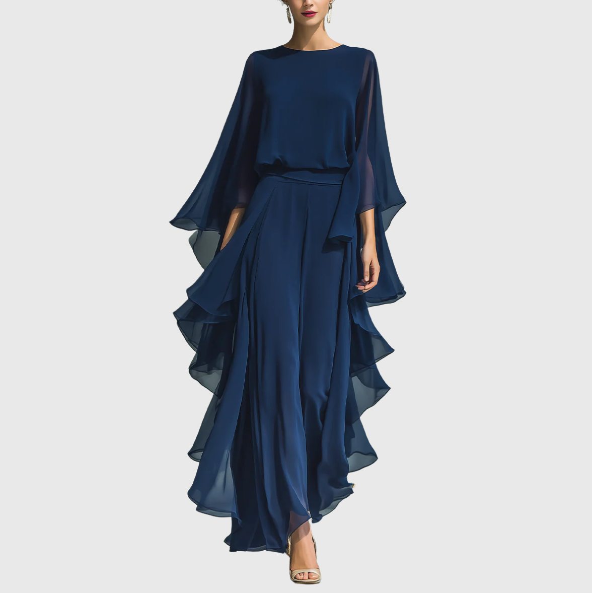 Aurelia | Elegante e Fluttuante Tuta da Sera