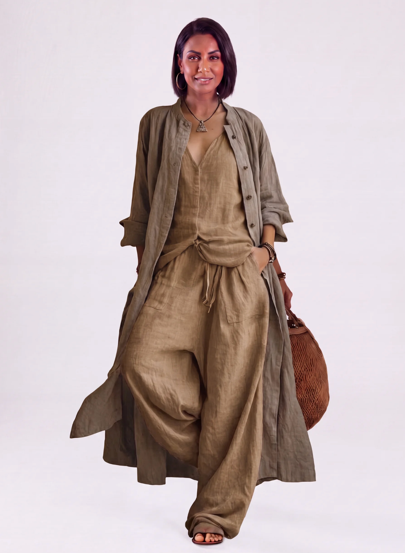 Valentina | Soft Complete Set with Overcoat