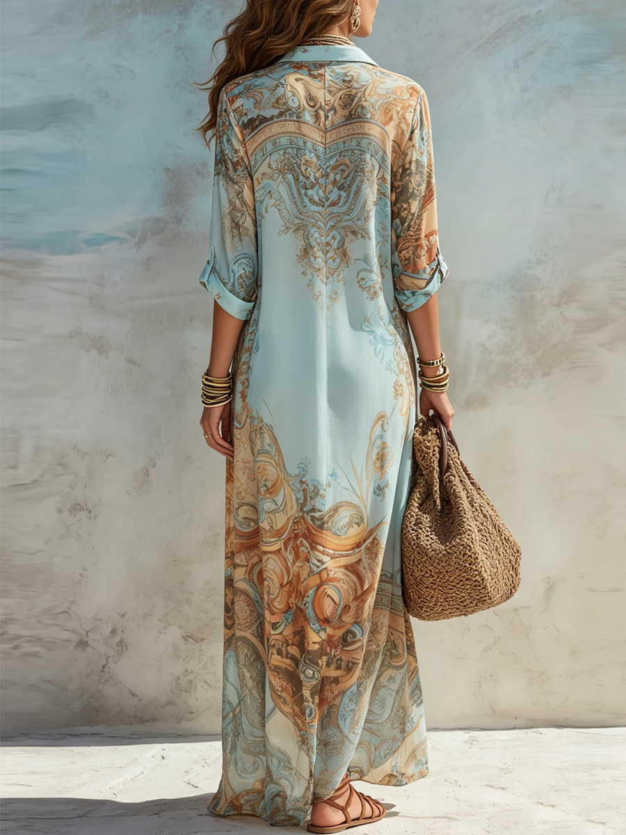 Lorna | Abito Camicia Mediterraneo