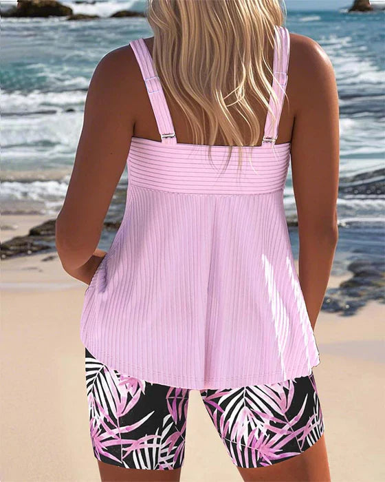 Daphne™ | Shorts da tankini in tessuto lucido a coste