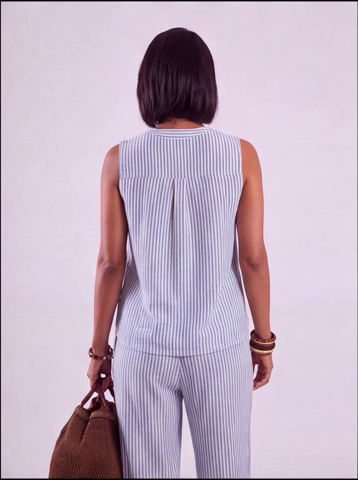 Livia | Striped Palazzo Set
