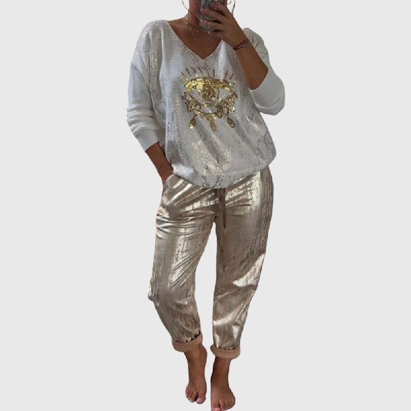 Arlise - Elegante Completo Casual a Due Pezzi