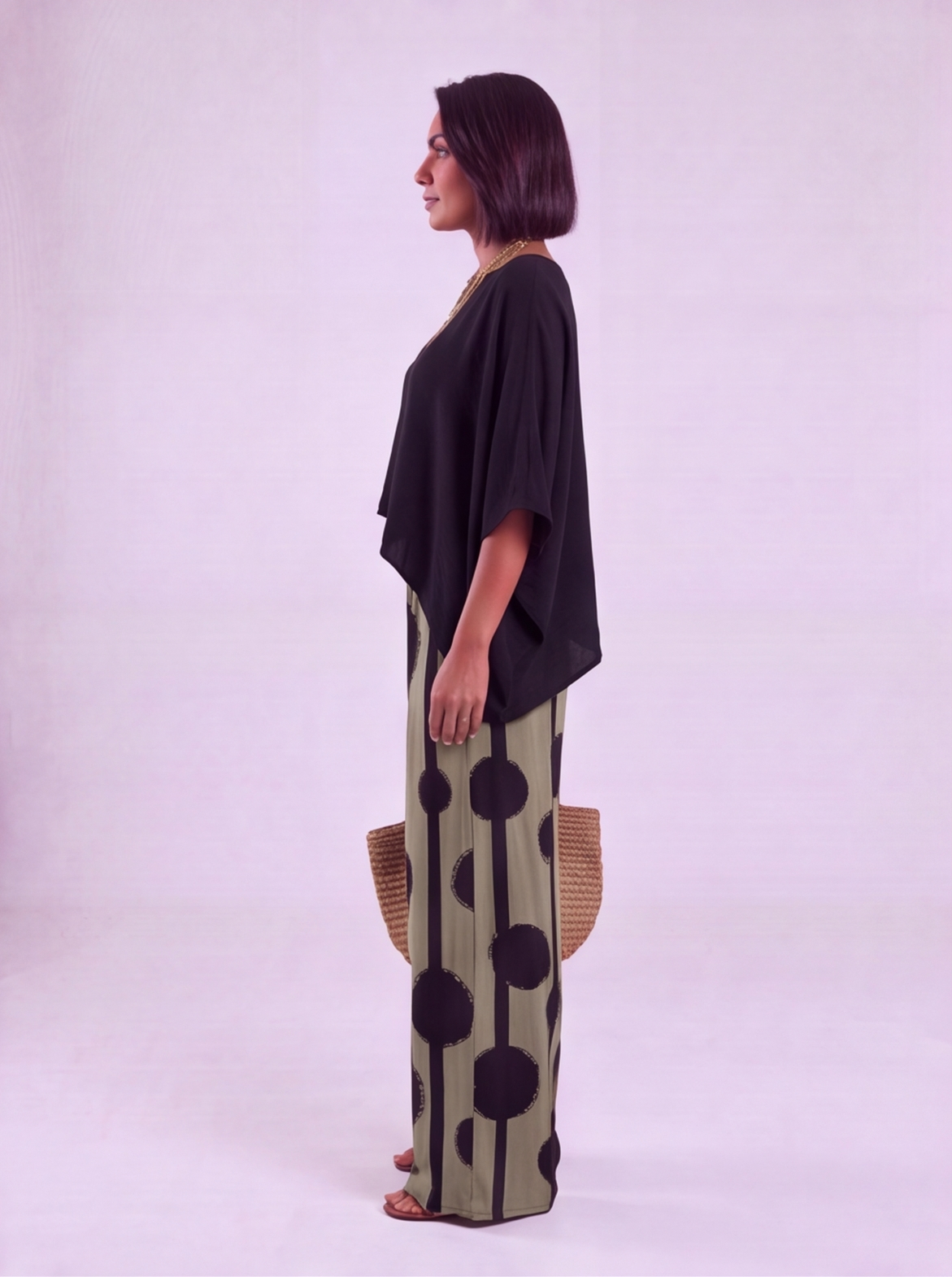 Kalliope - Set Due Pezzi Con Vita Elastica Confortevole