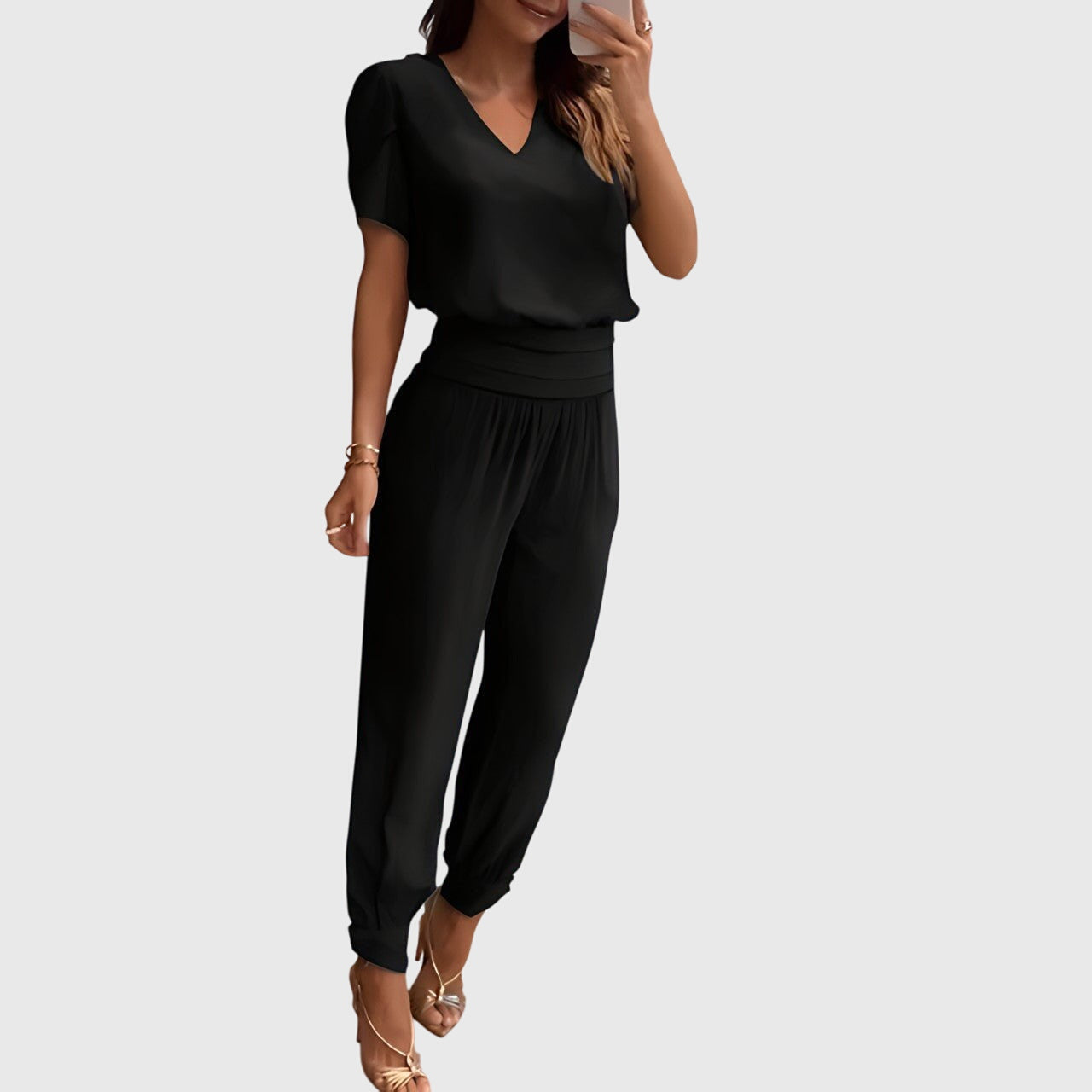 Jennifer™ | Set blusa e pantaloni alla moda