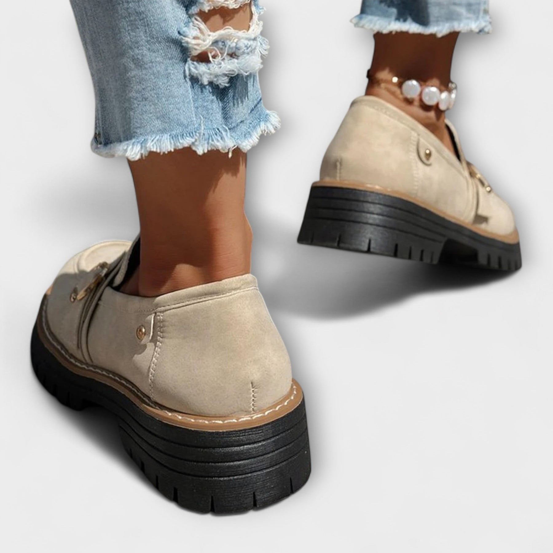 Lora™ | Mocassini Casual con Punta Rotonda