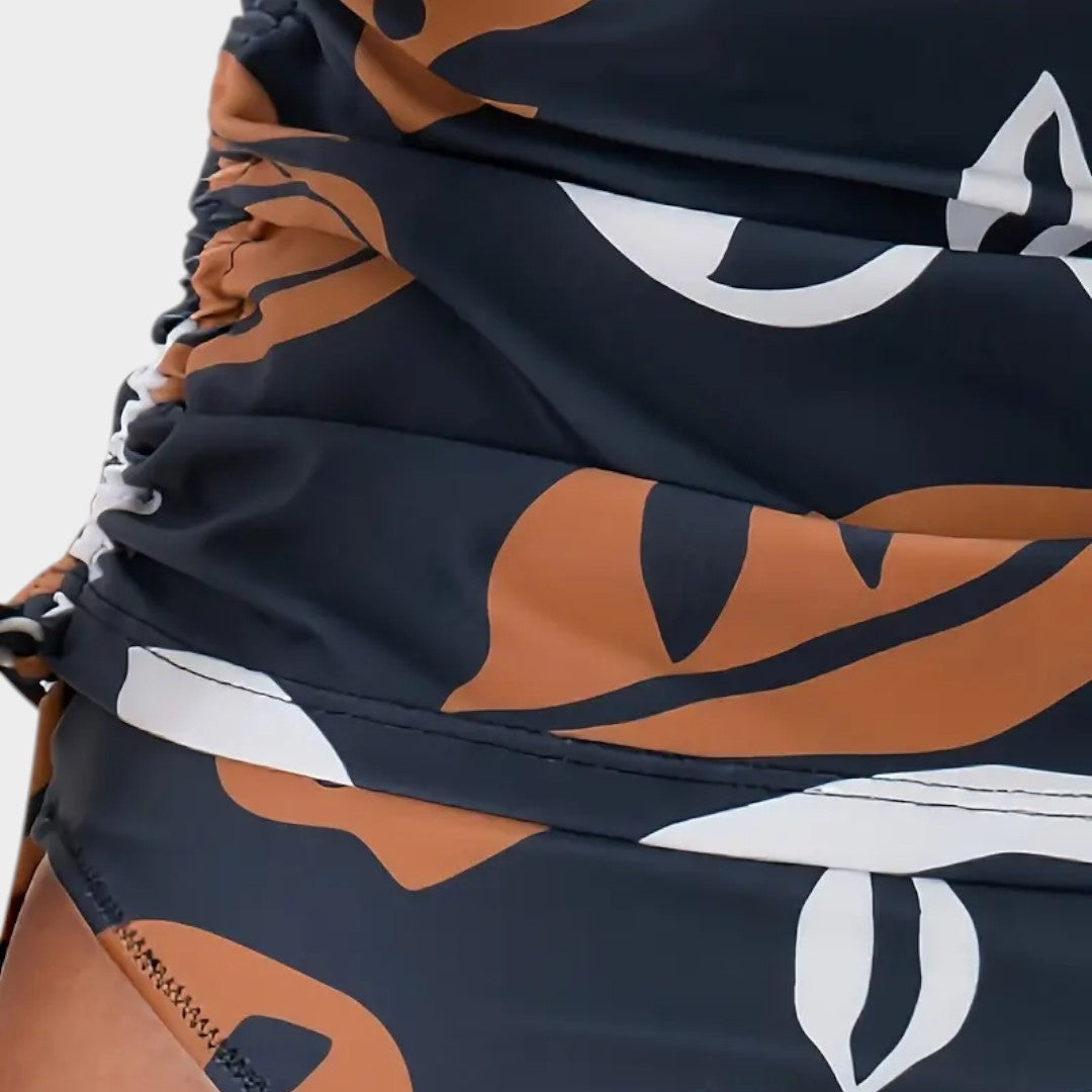 Carmen™ | Bikini con stampa tropicale di foglie verdi