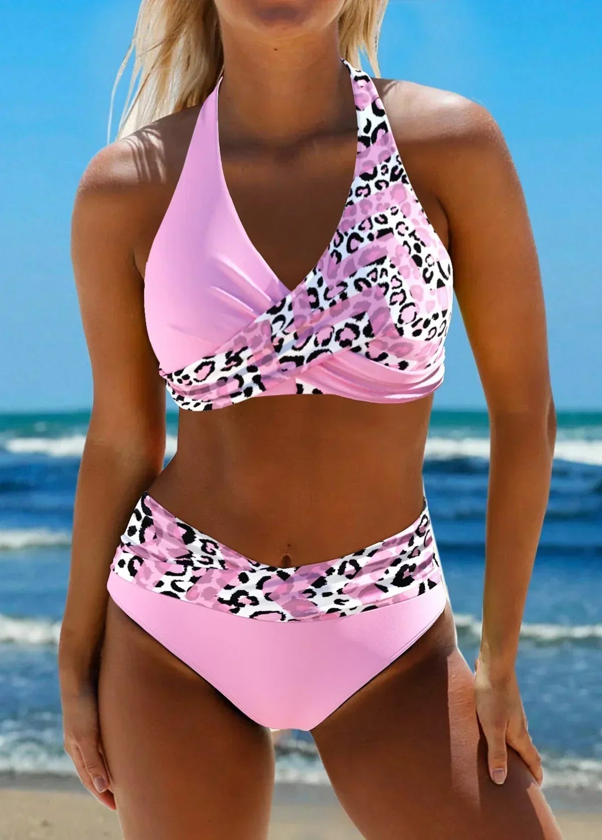 Sol™ | Bikini a Strisce Incrociate