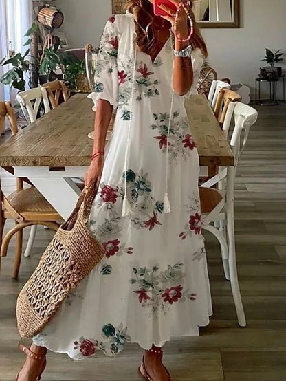 Luna | Vestito midi in stile boho informale